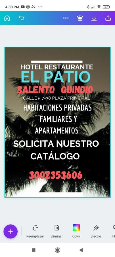 Hostal Los Balcones Salento Exterior foto